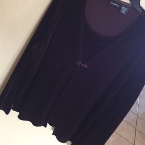 George plus size top with cover attached